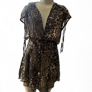 Leopard Print Women's Dress